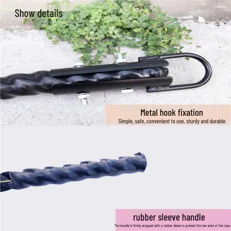 Fitness Training Climbing Rope with Hook