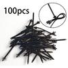 100pcs Car Line Cable Tie Clamp Zip Tie Wrap Push Clip Wiring Loom Harness Wire