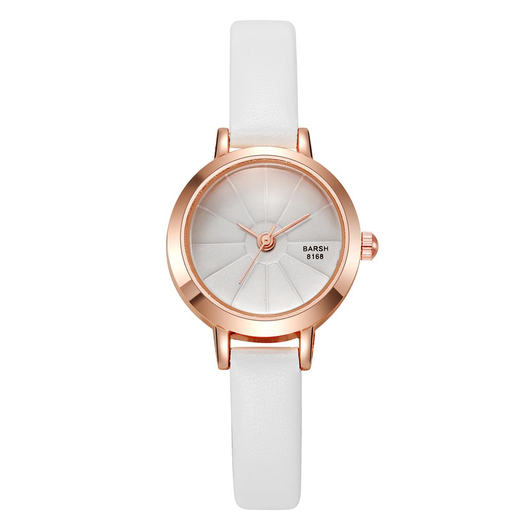 Women's Watch Fashion Small Dial Leather Band Quartz Watches