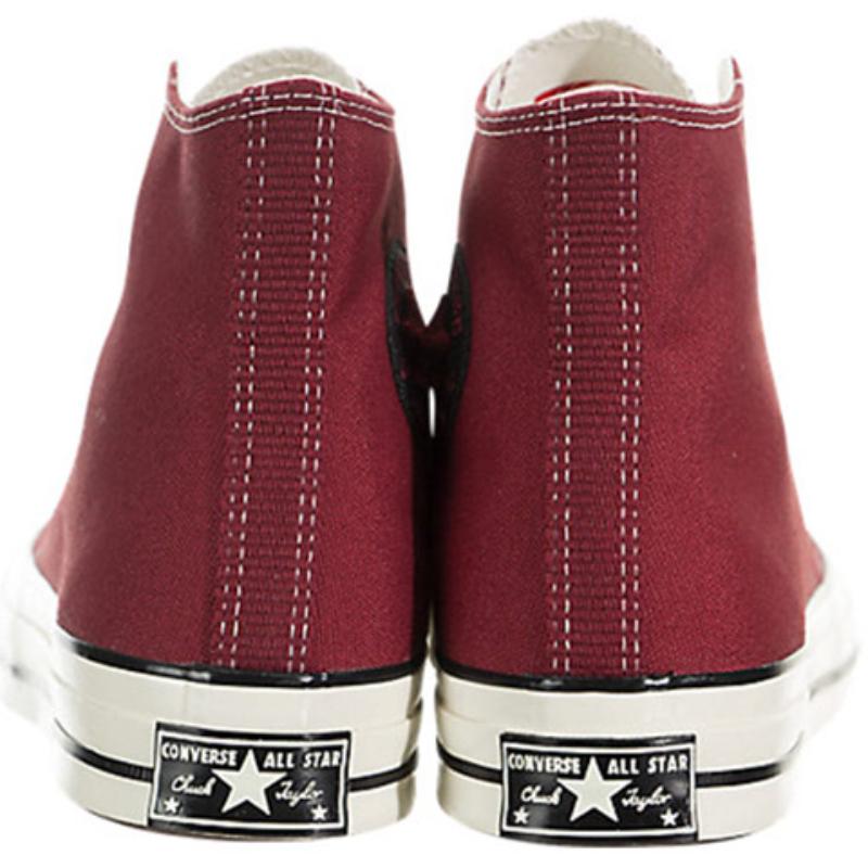 Converse 1970s Chuck Taylor All Star High Comfortable and Versatile High-Top Canvas Shoes Unisex Maroon