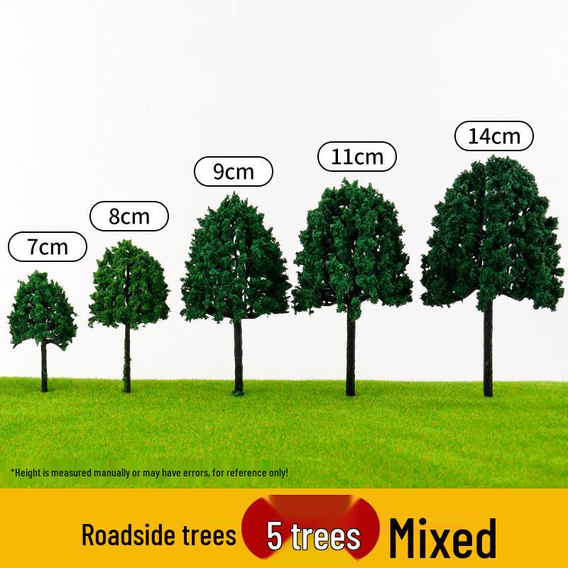 DIY Sand Table Building Trees Set - Handcrafted Miniature Landscape Models with Finished Tree Trunks
