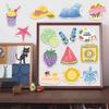 50 Summer Chill Vibes Cartoon Sticker Set for DIY Phone Cases & Notebooks