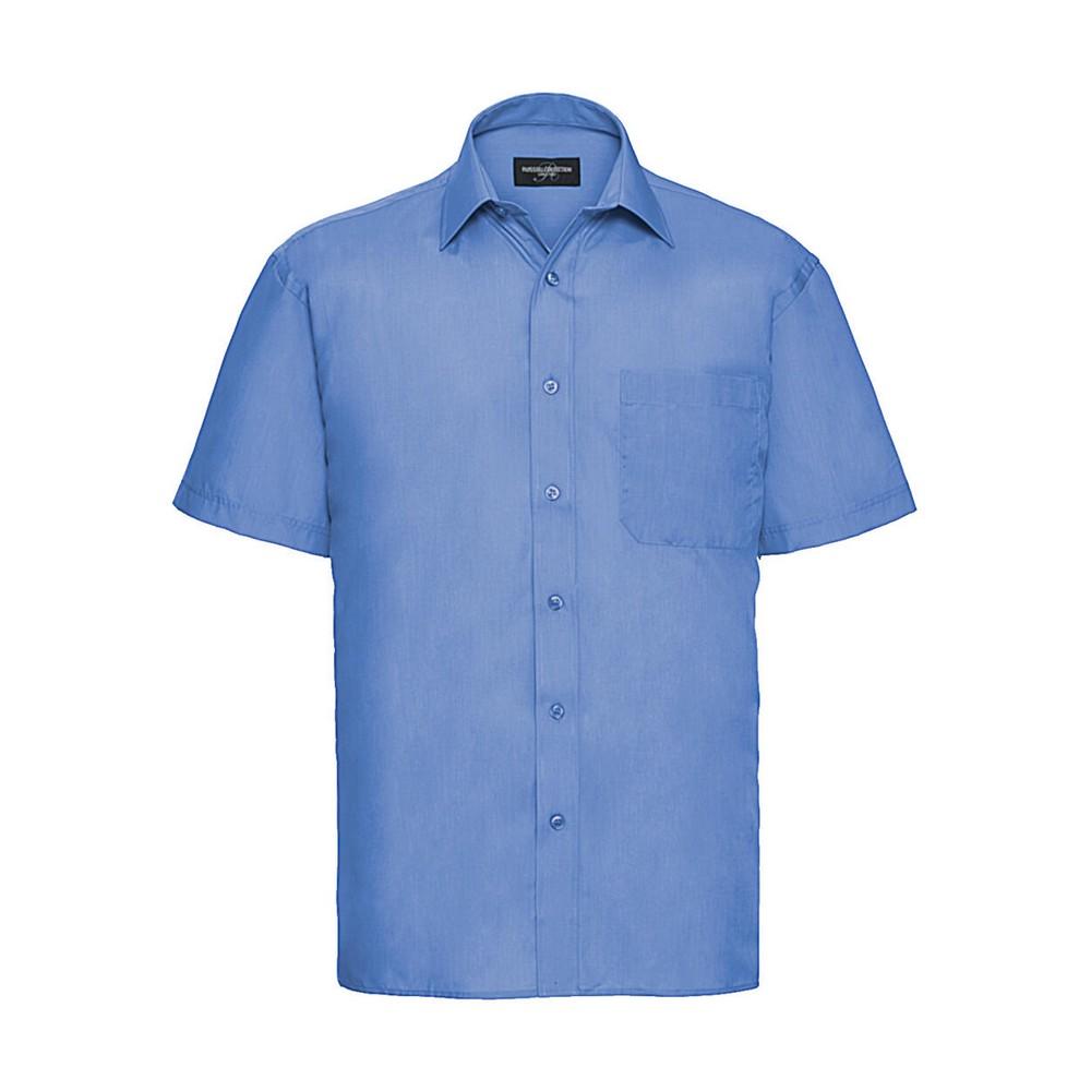 Russell Collection Mens Poplin Shirt