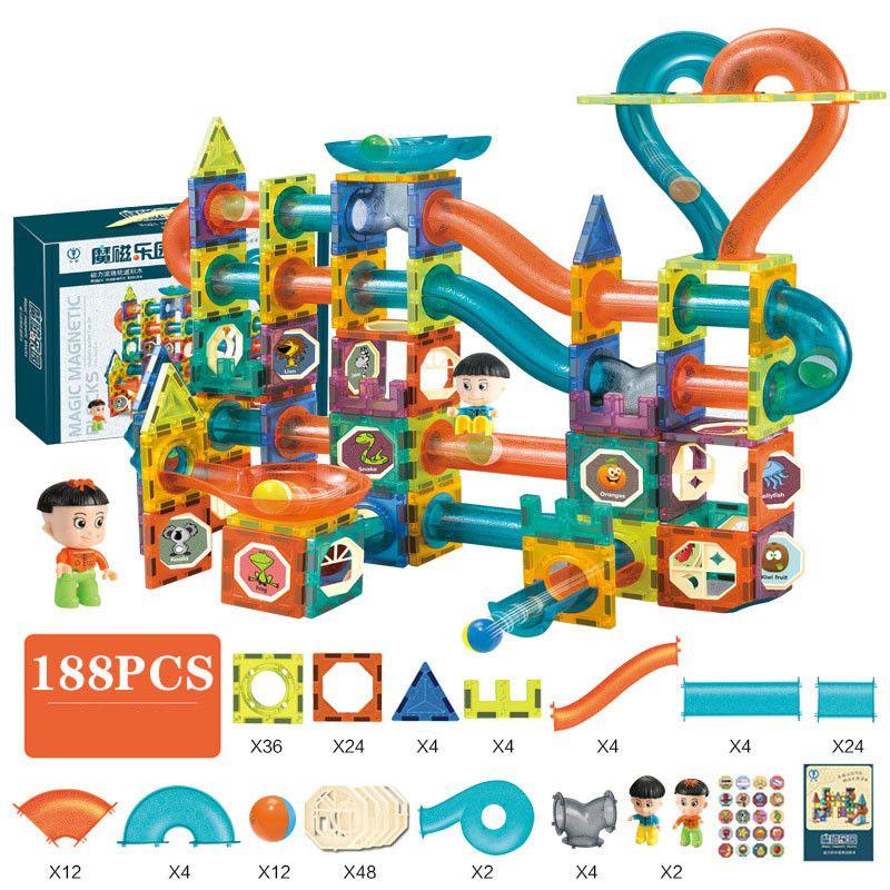 Magnetic Lighting Building Blocks With Multicolor Educational Design**