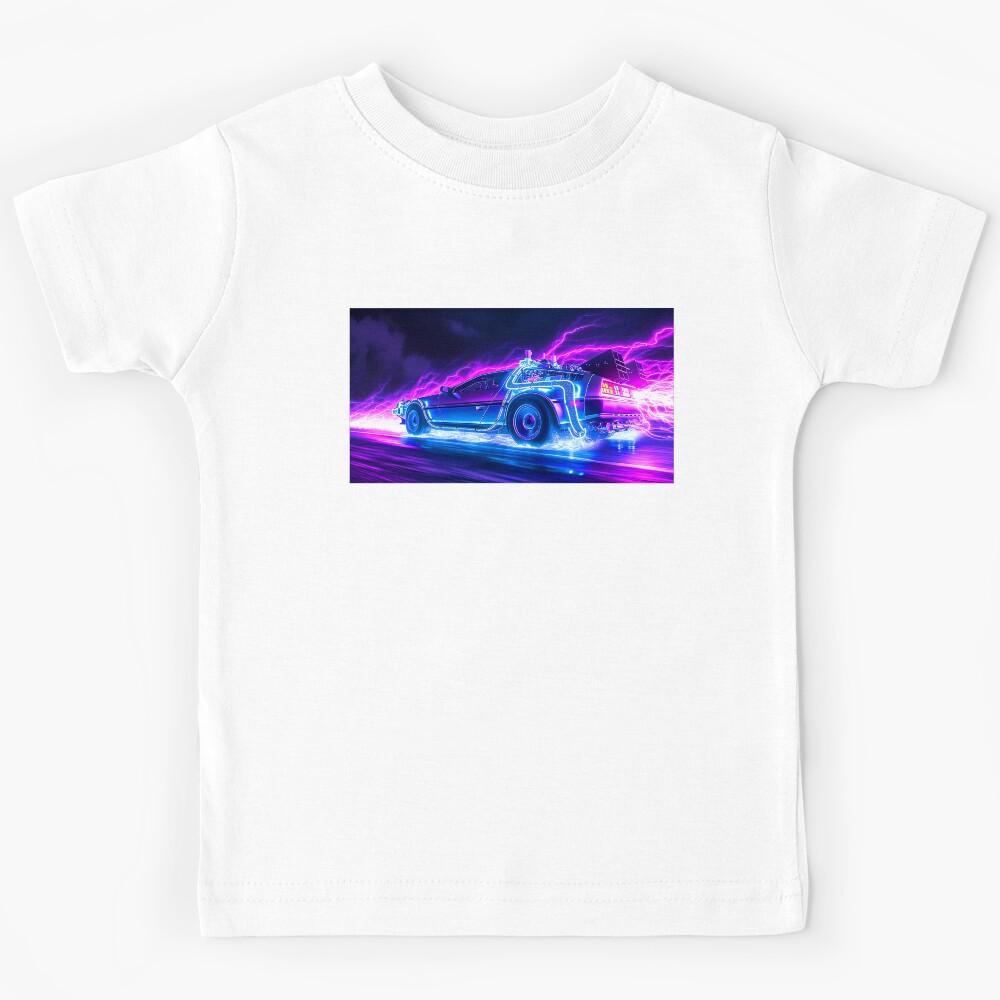 Back in time - Delorean Car Kids T-Shirt 170