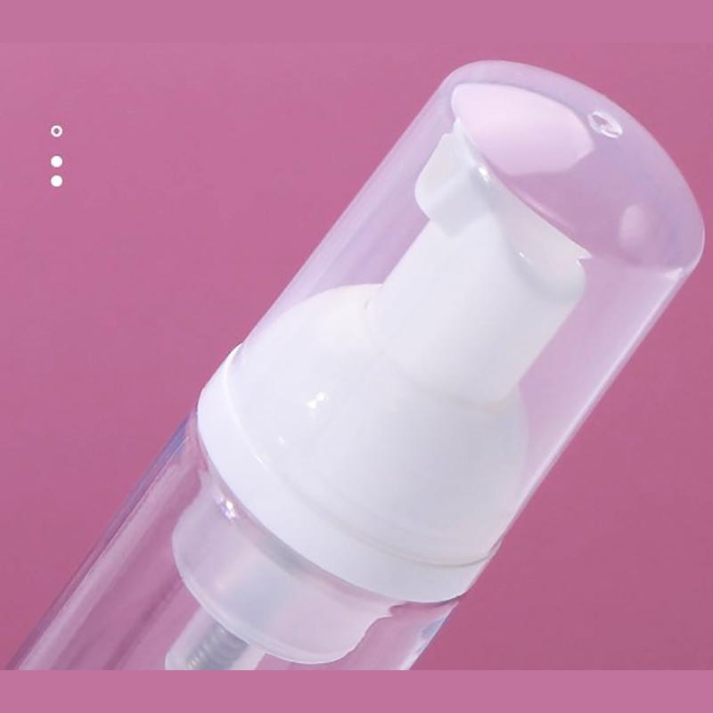 30/50/60ml Mousse Bottle Dispenser Foaming Soap Bottle Empty Plastic Mousse Facial Cleanser Pump Bottle Travel Shampoo Dispenser