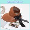 Elegant Butterfly Bow Wide Brim Hat For Women In Black Pink Burgundy And More