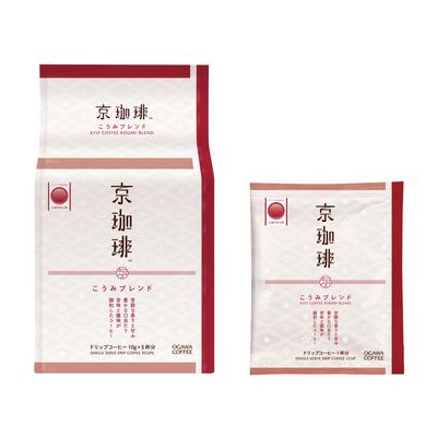 Ogawa Coffee Kyoto Coffee Koumi Blend Drip Coffee, 50g (5 Cups) X 3 Packs