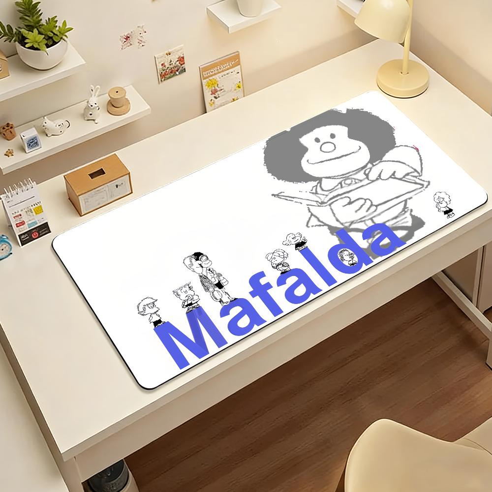 Anime Mafalda Mouse Pad Computer Laptop Rubber Non-slip Mouse Mat Mousepad Gamers Decoracion Desk Mat