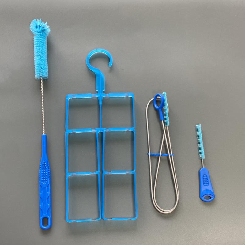 Outdoor Hydration Pack Cleaning Brush Set - Tube Nozzle, Bristle Brush & Bladder Liner Accessories