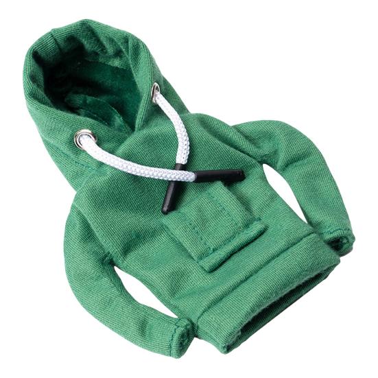 Desk Goose Hoodie Costume Adjustable Hooded Sweater for 7" Doll Mini Porch Goose Costume with Pocket Decorative Gift for Enthusiasts