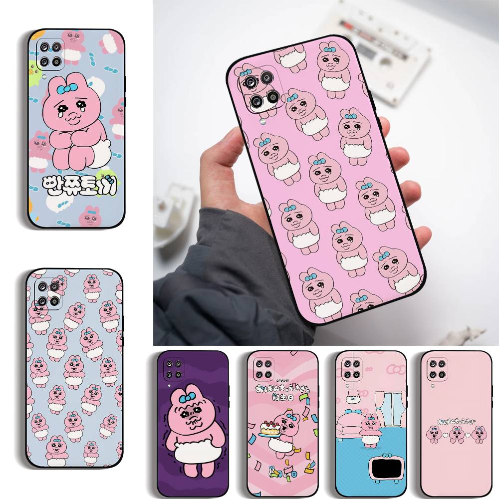 Custodia Kawaii O-OpanchuS UsagiS per Samsung Galaxy S21 S22 S23 S24ULTRA S25ULTRA FE Ultra Plus5G A52S Cover Morbida