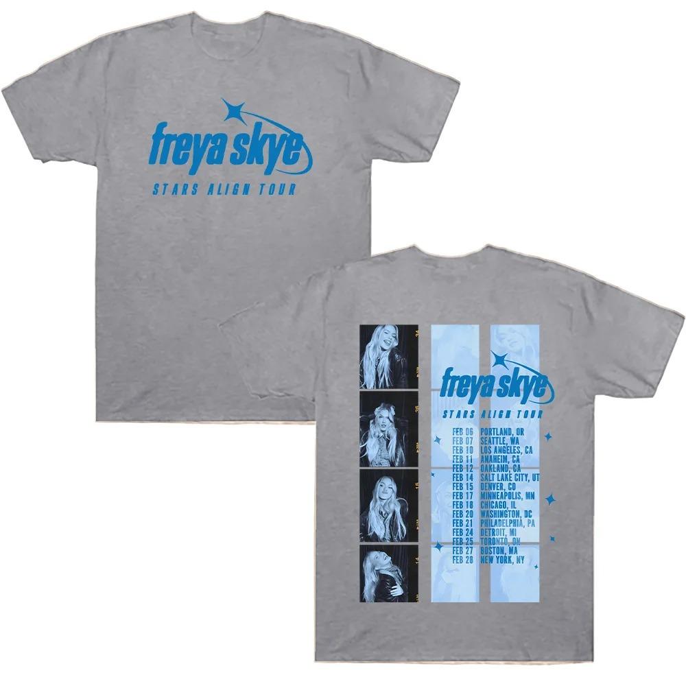 Freya Skye Stars Align 2026 Summer Tour Concert Tee Unisex HighQuality 100 Cotton Soft Graphic UK Pop Singer Merch