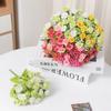 1Pcs Rose Head Artificial Silk Bouquet Home Restaurant Vase Decoration DIY Mother's Day Wedding Decor Bridal Holding Flowers