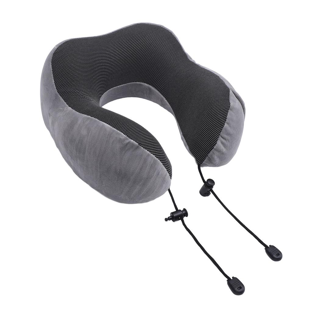Reisekissen Memory Foam Reise-Nackenkissen Tragbares U-Form Flugzeugkissen mit Aufbewahrungstasche für