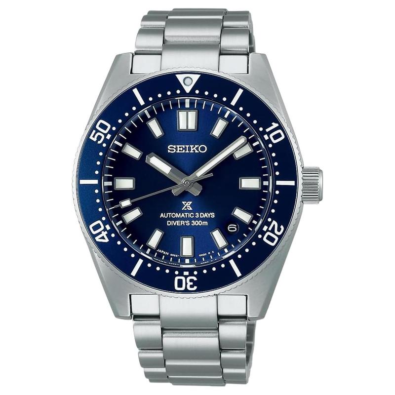 SEIKO prospex series 300 meters waterproof automatic/manual mechanical movement Steel Strap men s watch blue dial SBDC195 синий