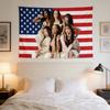 Drapeau Katseye Gabriela Kpop Imprimé Double Face | Bannière Extérieure Design Drapeau Américain pour Événements de Fans