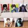 B-Bungo Stray Dogs Anime Pillow Case Fashion Square Pillowcase Bedroom Sofa Room Ins Decoration Leisure