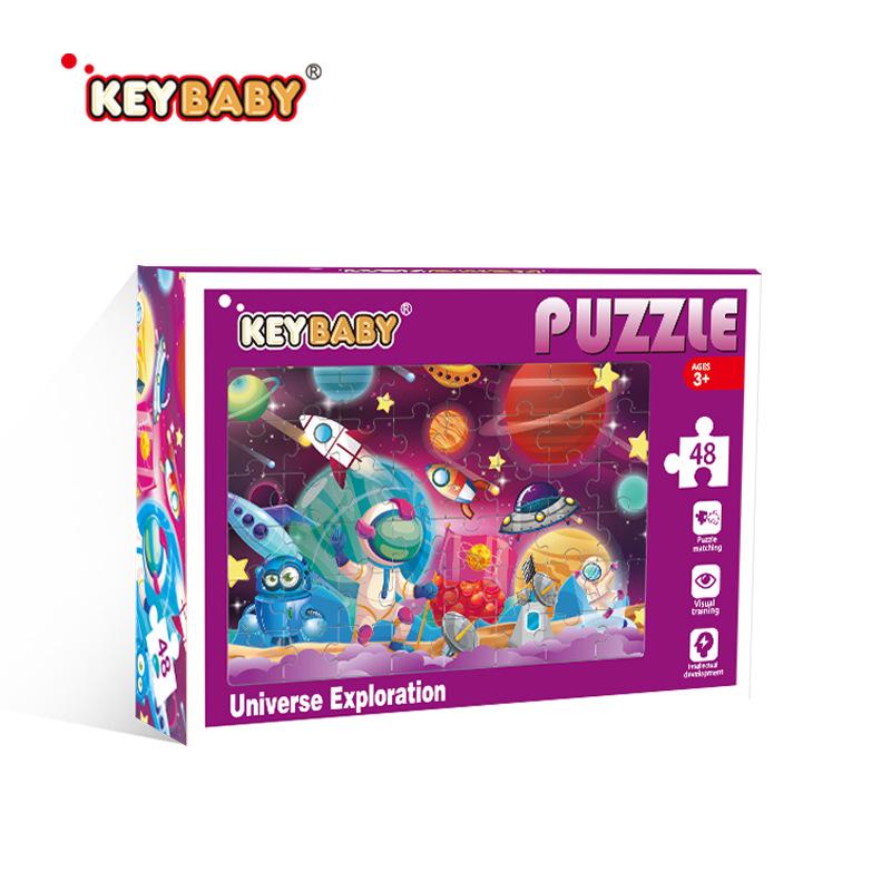 

New Step Level Puzzle Set 6 Stages 48 Pieces Adult Brain Training Office Stress Relief Cognitive Skill Development Fun Game