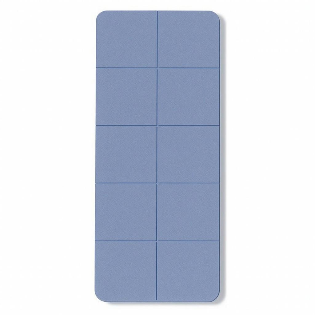 Foldable Fitness Mat Space-Saving with Carrying Bag Lightweight