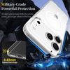 Clear MagSafe Magnetic Shockproof Phone Case for iPhone 16 15 14 Pro Max TPU+PC Protective Cover