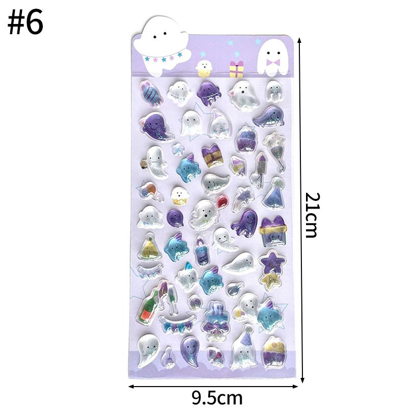 Cute Cartoon Animals Drop 3D Relief Sticker Scrapbooking Diy Diary Phone Case Stationery Sticker Collect Stickers Book Kids Gift