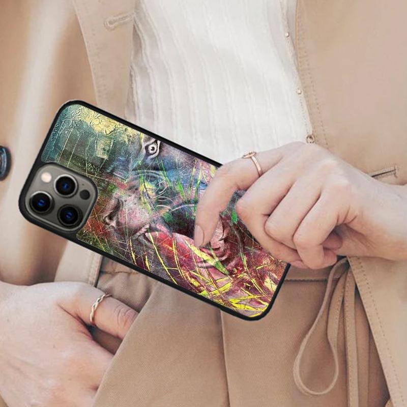 

Lion Roar Abstract Art Alpha Magnetic Phone Case For APPLE iPhone 17 Air 16 14 13 12 Pro Max 15 Plus Wireless MagSafe Cover iPhone 13mini