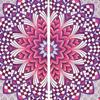 BLESS INTERNATIONAL Beautiful Indian Bohemian Psychedelic Hippie Ombre Window Curtain Panels for Bedroom, Living, Balcony (Elephant & Flower)