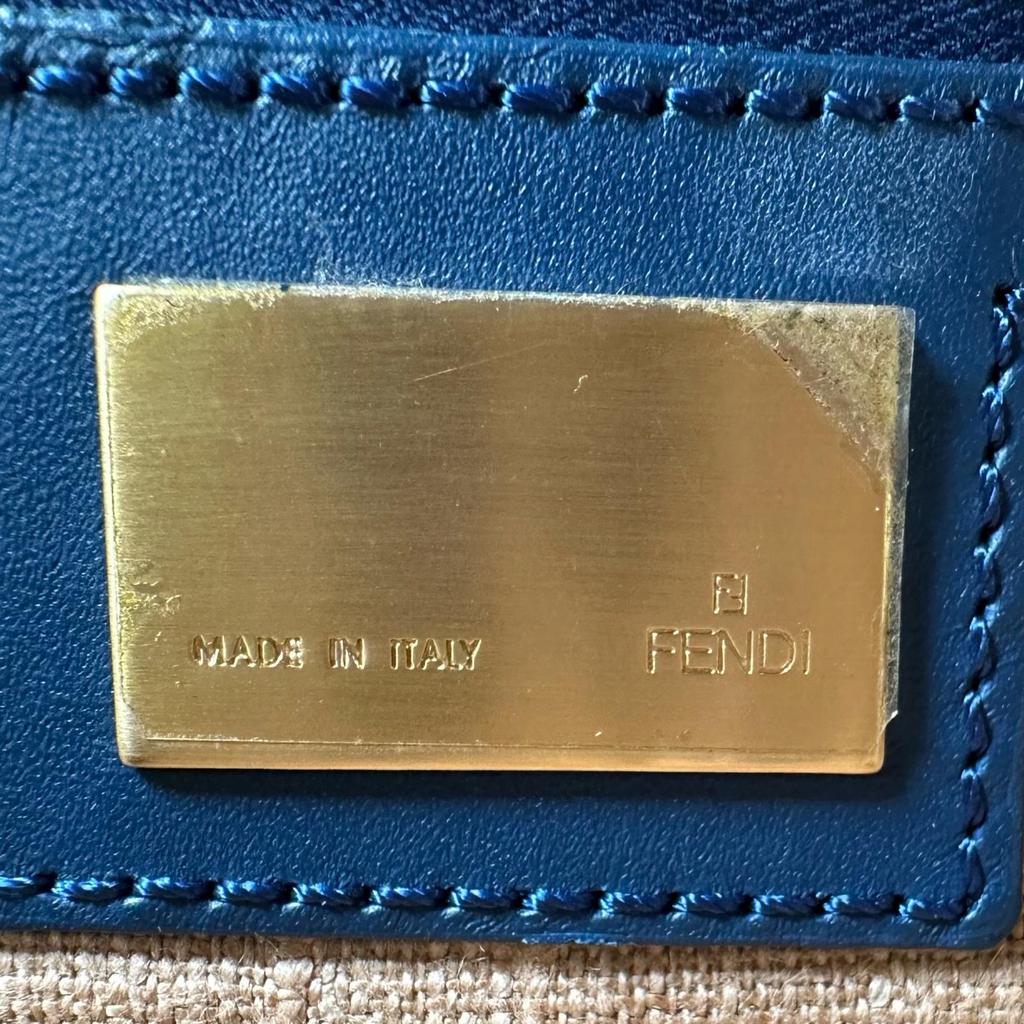 FENDI Zucca 8BN069 Handbag Brown Women used