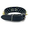 Cool Spikes Studded Dog Collar 2" Wide PU Leather Large Dogs Collars Pitbull German Shepherd Big Dogs Collars Pet Supplies XS-L