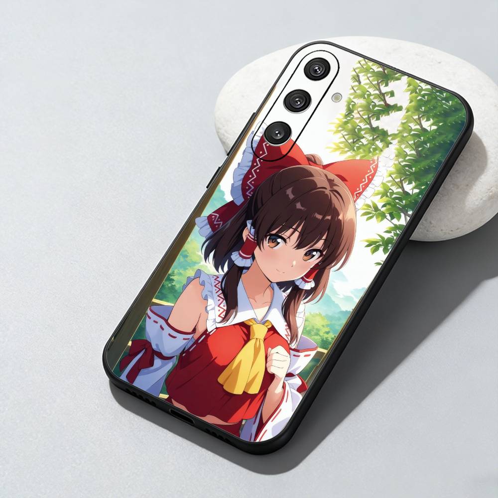 

Чехол для телефона Hakurei Reimu Touhou для Samsung Galaxy A73, A72, A71, A70, A52, A51 Другие Мягкий Черный Чехол Samsung a52