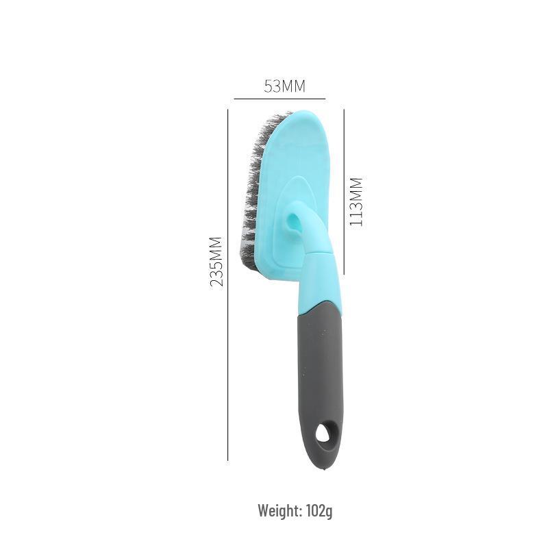 

Long-Handle Non-Slip Cleaning Brush for Bathroom with Stiff Bristles синий