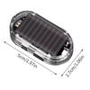 Sun Anti-Theft Car Warning Light, Solar Powered Car Light - LED Interior Safety Lamp