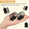 40/50/60g Weights Mesh Bait Cage Feeders Controlled Release Small Fish Protection Bait Release Feeders Fish Protection Feeders