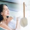 New Long Handle Hanging Soft Mesh Back Body Bath Shower Scrubber Brush Sponge Body Soft Mesh Scrub Puff Clean Bath Brush