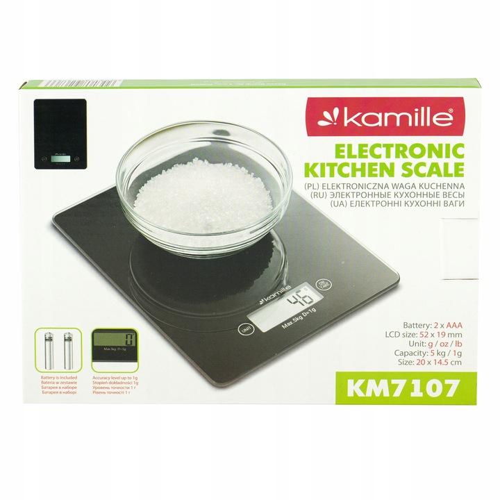 Elektroniczna Waga Kuchenna Lcd Precyzyjna Kamille
