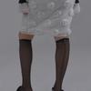 SORRY TOO MUCH LOVE Sheer Line Backseam Stockings_Black