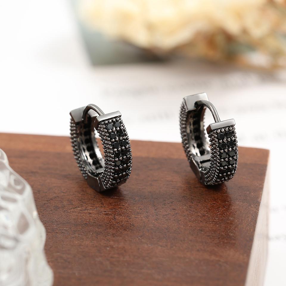 ZAKOL Hypoallergenic Stylish Vintage Flower Stud Earrings Stainless Steel Gold Color Party Accessories