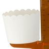 50 Pcs New Large Paper Baking Cups White 2.8'' Greaseproof Baking Cups Cylindrical Shape Cake Paper Baking Cups Baking