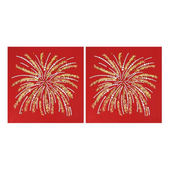 Gör-det-själv pärlmålningskit för vuxna nybörjare 3D pärlkonst pysselkit Plastpärlor Förtryckt duk Verktyg för heminredning Välkomstpresent