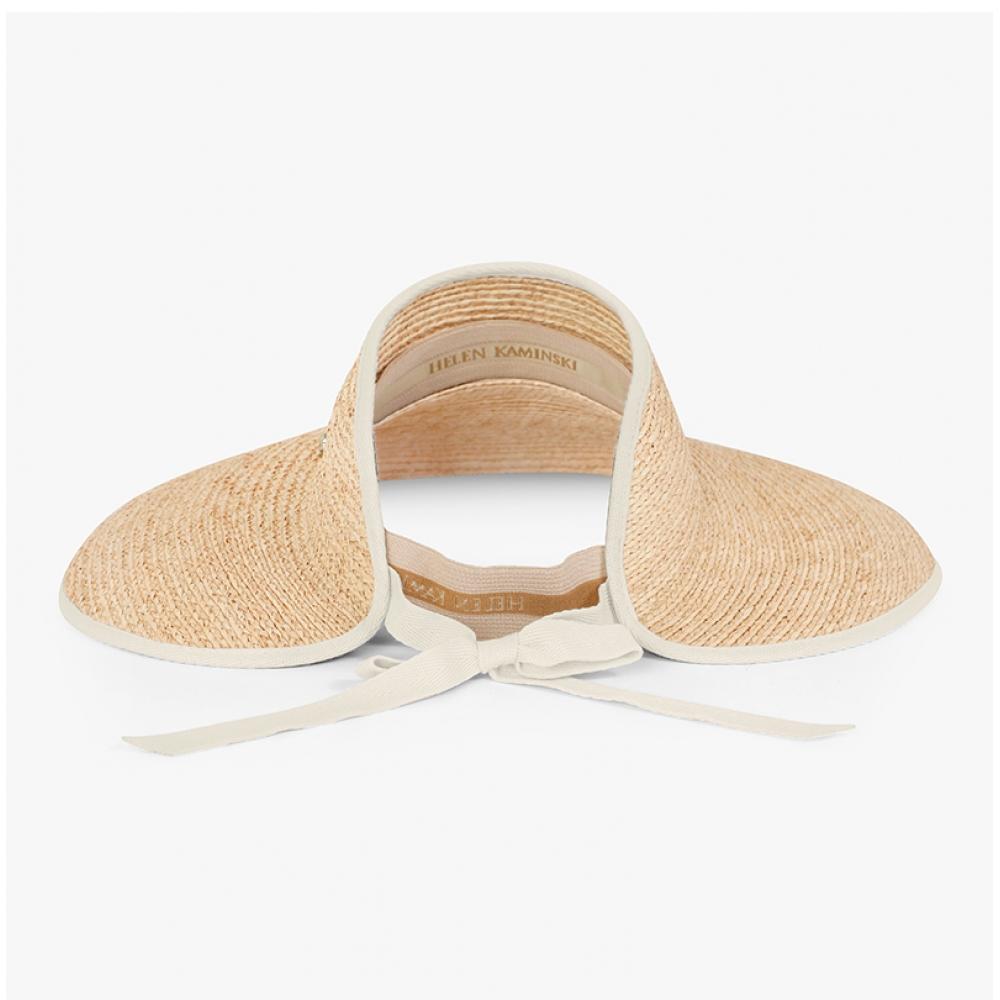 Helen Kaminski My Natural Sand Visor Sun Cap Hat50315