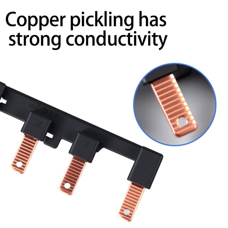 Circuit Breaker Bussbar Power Distribution Block Connectors Copper Busbar Connection Breaker Combing Terminals Enduring