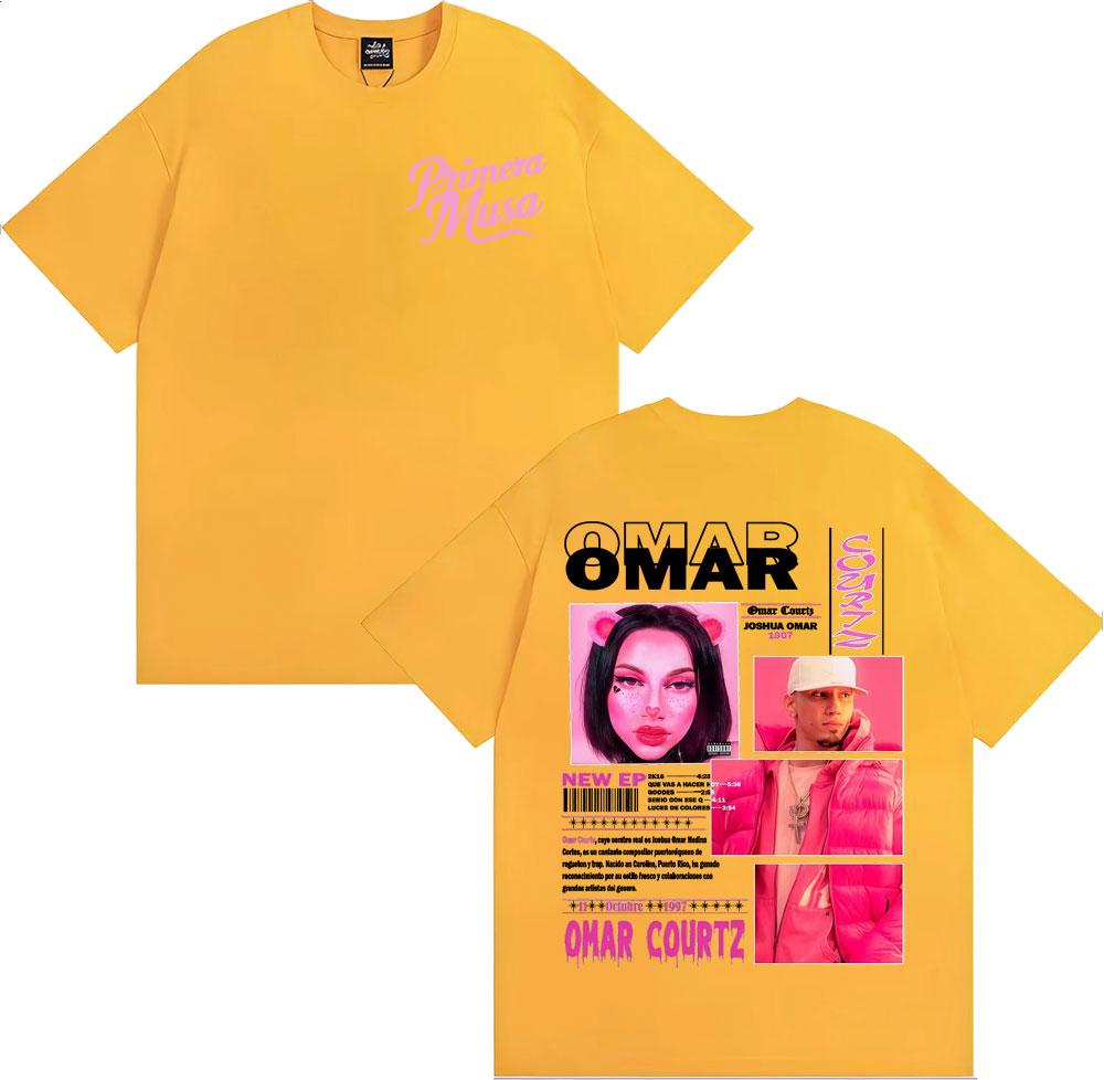 Omar Courtz Primera Musa Graphic T Shirt Men Women Clothing Hip Hop Fashion Tshirt Harajuku Casual Cotton Short Sleeve Tshirts