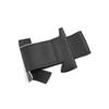 All Black Steering Wheel Sewing Leather Cover Trim For VW Scirocco 2009-2014