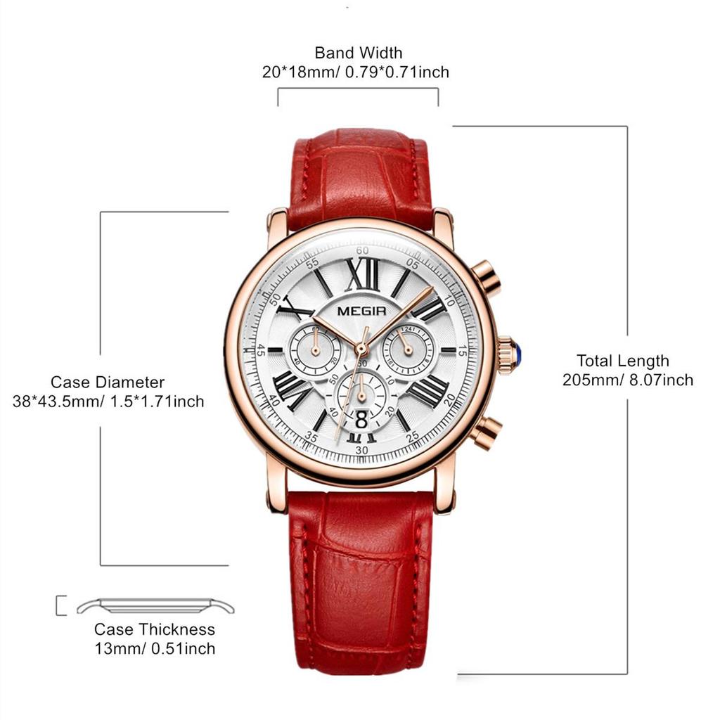 Megir Divatos női karkötős karórák Legjobb márka luxus női kvarc óra óra szerelmeseknek Relogio Feminino sport karórák