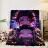 Anime Slayer Adventure  Blanket Flannel Blanket for Bed, Sofa, Camping, Hiking, Picnic Essentials, Gift for Family Fan Gifts