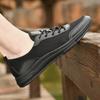 Men's Mesh Shoes Breathable Sneakers Luxury Cowhide Leather Hollow Out Casual Shoes for Men Outdoor Training Shoes Tenis