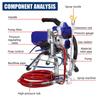 3500PSI High-pressure Airless Apraying Machine Professional Airless Spray Guns 2500W Airless Paint Sprayer Painting Machine Tool