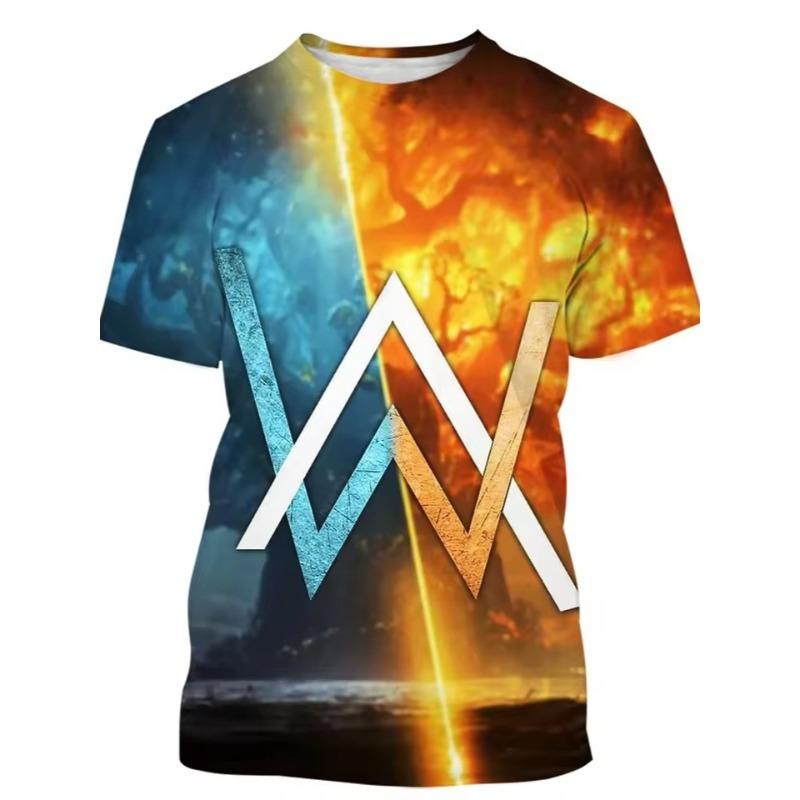 

Men s Casual Summer Comfort Plus Size Elasticity 3D Letter Printed T-shirt- Soft Medium Stretch Polyester Fabric Summer Mens Relaxed Fit Clothing XL золотий