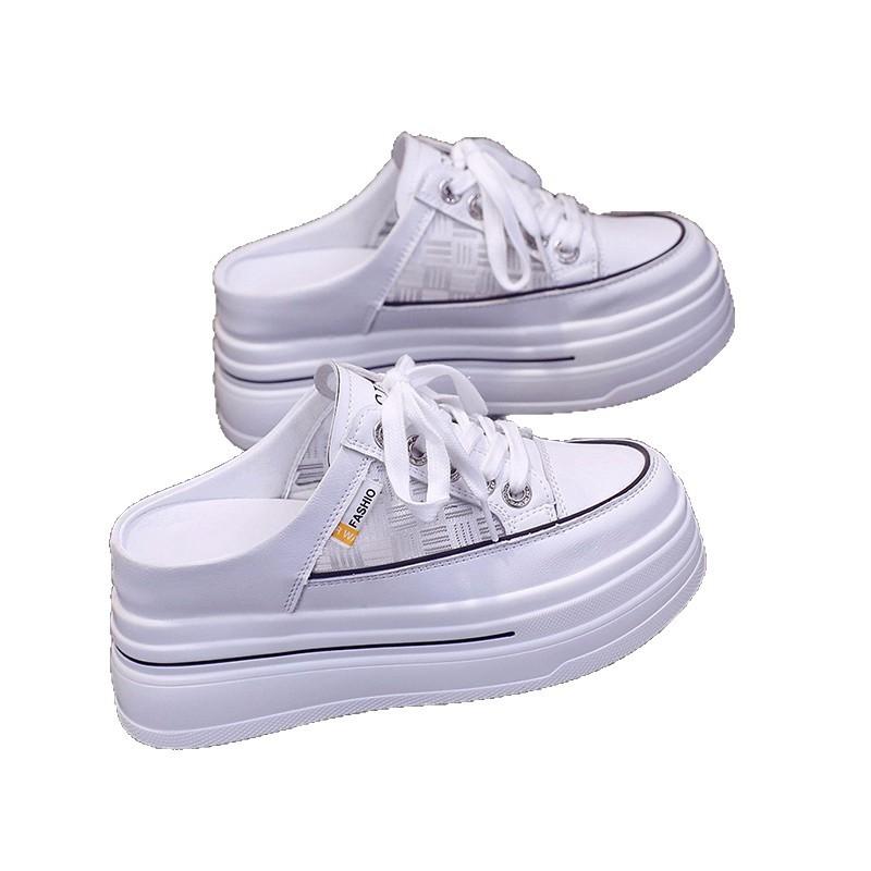 Thick-soled Half-slippers Soft-soled Summer Fashion Shoes Anti-slip Casual One-line Beach Sandals